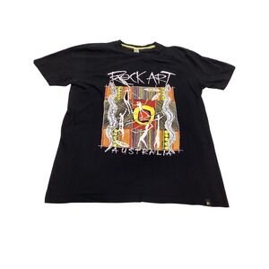 Gooses T Shirts Rock Art Australia Graphic Tee Black Size Large
(910)